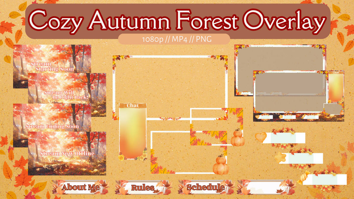Animated Cozy Autumn Overlay by DracaEnaDraws on DeviantArt