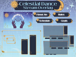 Celestial Dance Stream Overlay Set
