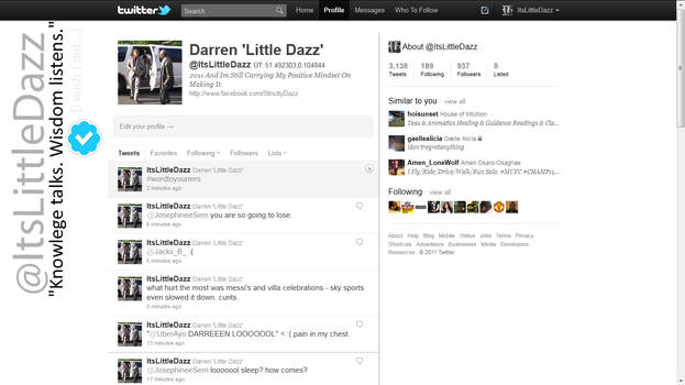 My Own Twitter Design