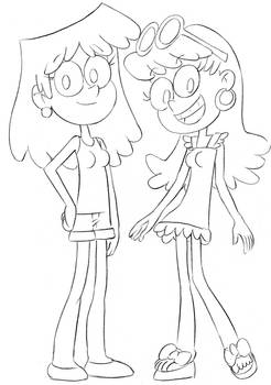 Lori and leni loud