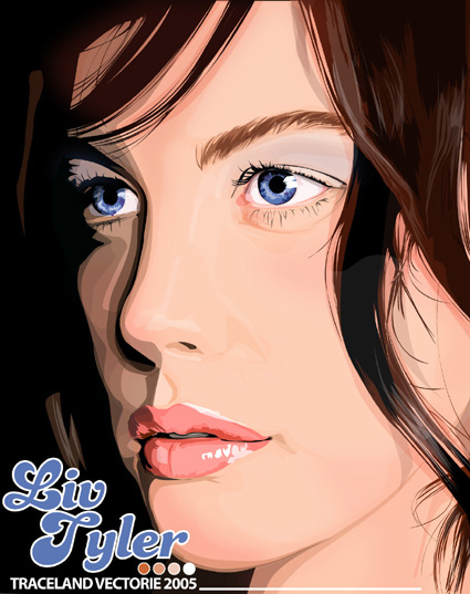 Liv Tyler in vector