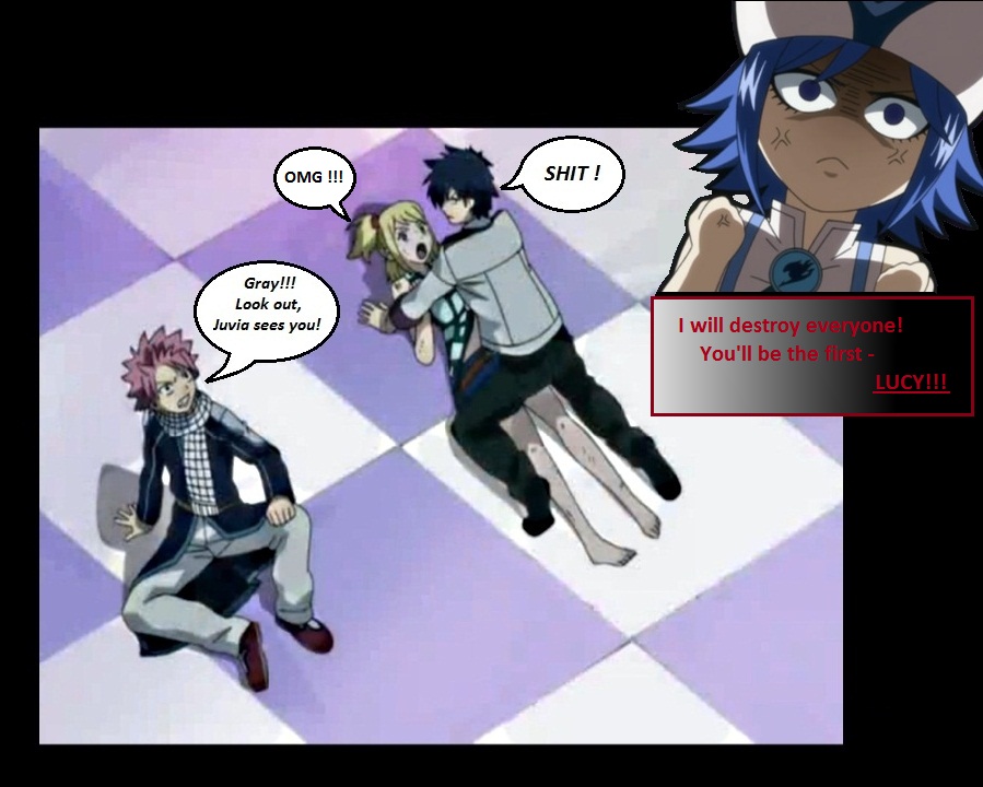 Fairy Tail: awkward situation