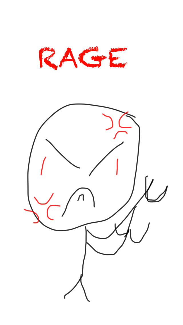 Absolute Rage Drawing RAGE by ArtsyCattyGirl on DeviantArt