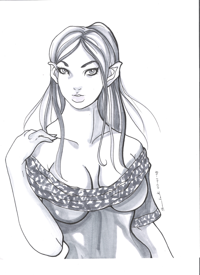 Arwen pinup