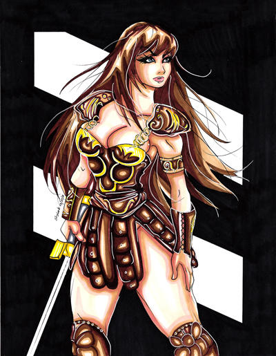 Xena Sketch 032810 By Raccoon eyes On DeviantArt xena-sketch-032810-by-raccoon-eyes-on-deviantart
