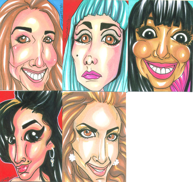 Celebrity Caricatures 072511