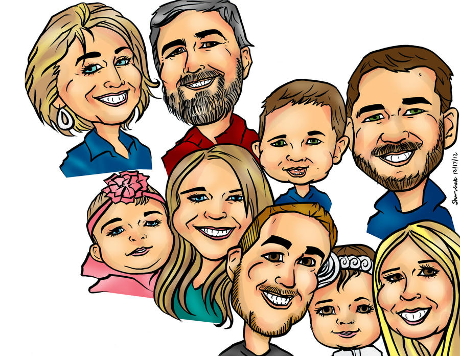 Family Deviantart Family portrait 010813 by raccoon-eyes on DeviantArt