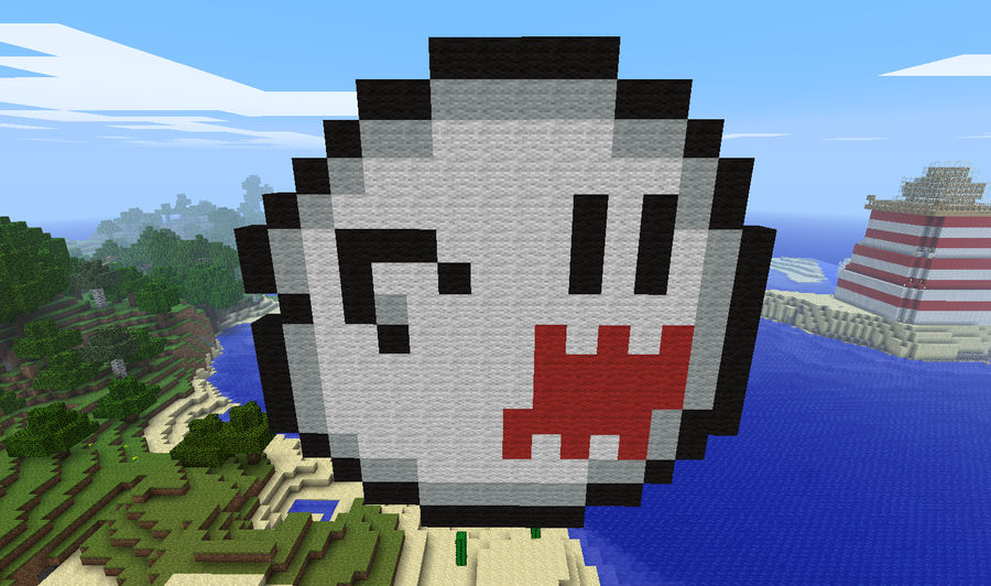 Boo 8-Bit by RokkStarr on DeviantArt