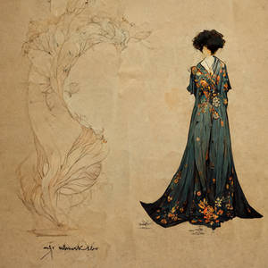 AI Midjourney Art Nouveau 1