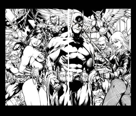 Justice League Ed Benes Splash