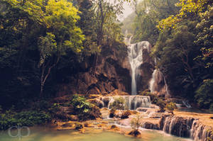 Kuang Si Waterfalls by Dapicture