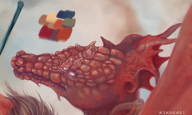 Dragon's Head Close Up Wip