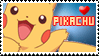 Love Pikachu Stamp by NoNamepje