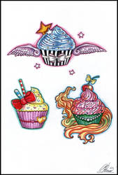 Cupcake tattoos