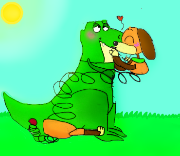 Rex and slinky deals dog