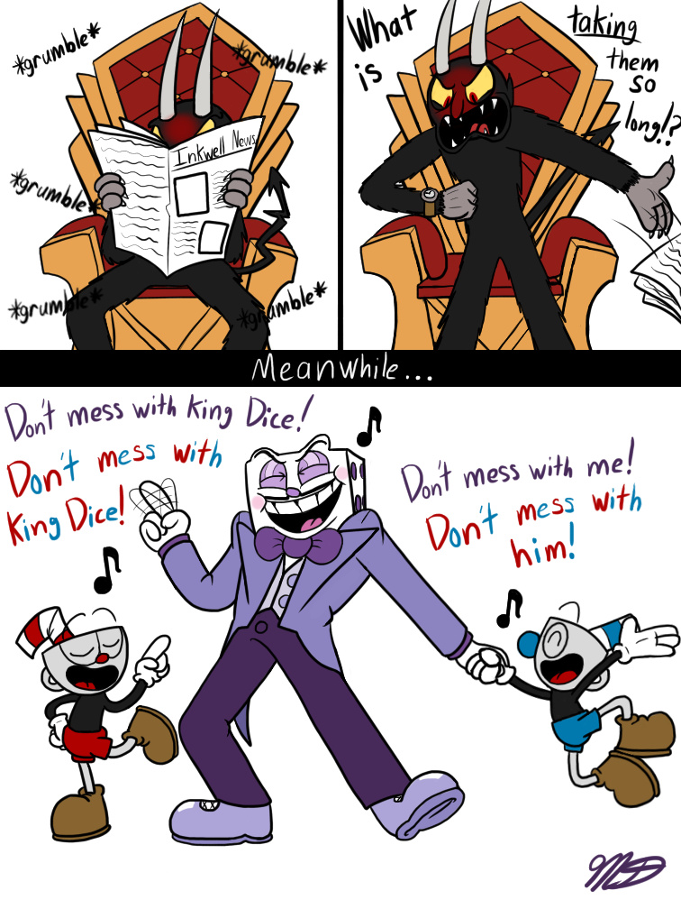 Deviantart Backup Singer Cuphead Comic: Backup Singers by SimplyAmacyng on DeviantArt