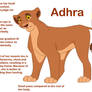 Adhra ref sheet