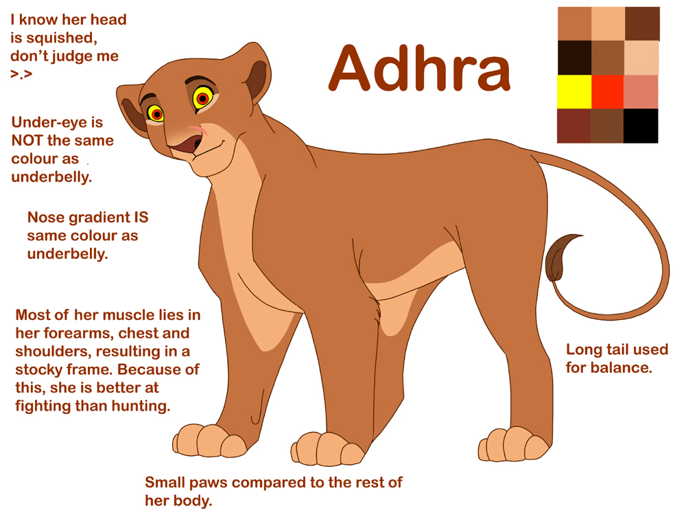 Adhra ref sheet