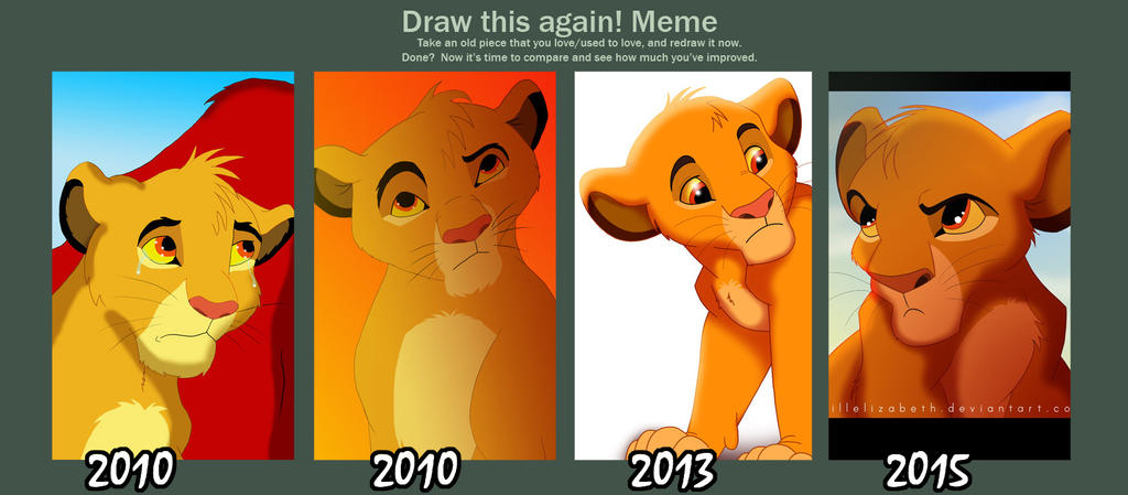Simba through the ages by Cwenthryth on DeviantArt