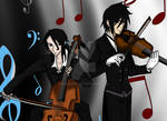 Sebastian and Haji Lets Play Music by Kurai667
