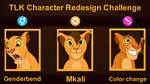 TLK Character Redesign Challenge by WildHeartLK