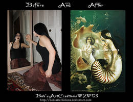 Nautilus before and after