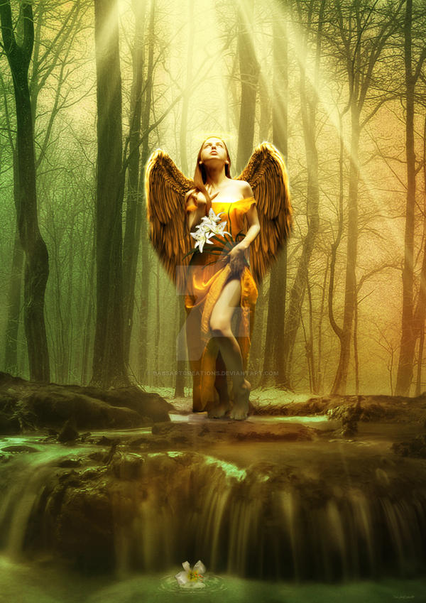 Angel Gabriel by babsartcreations