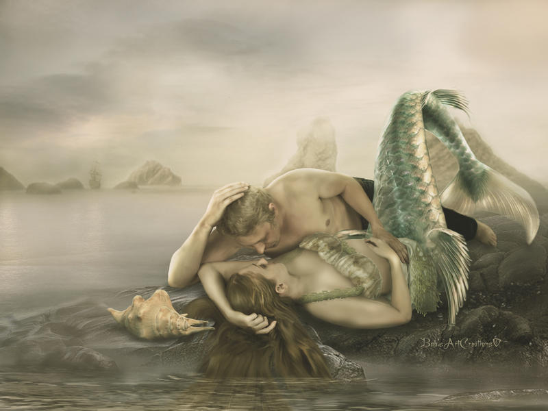 My Mermaid Love by babsartcreations