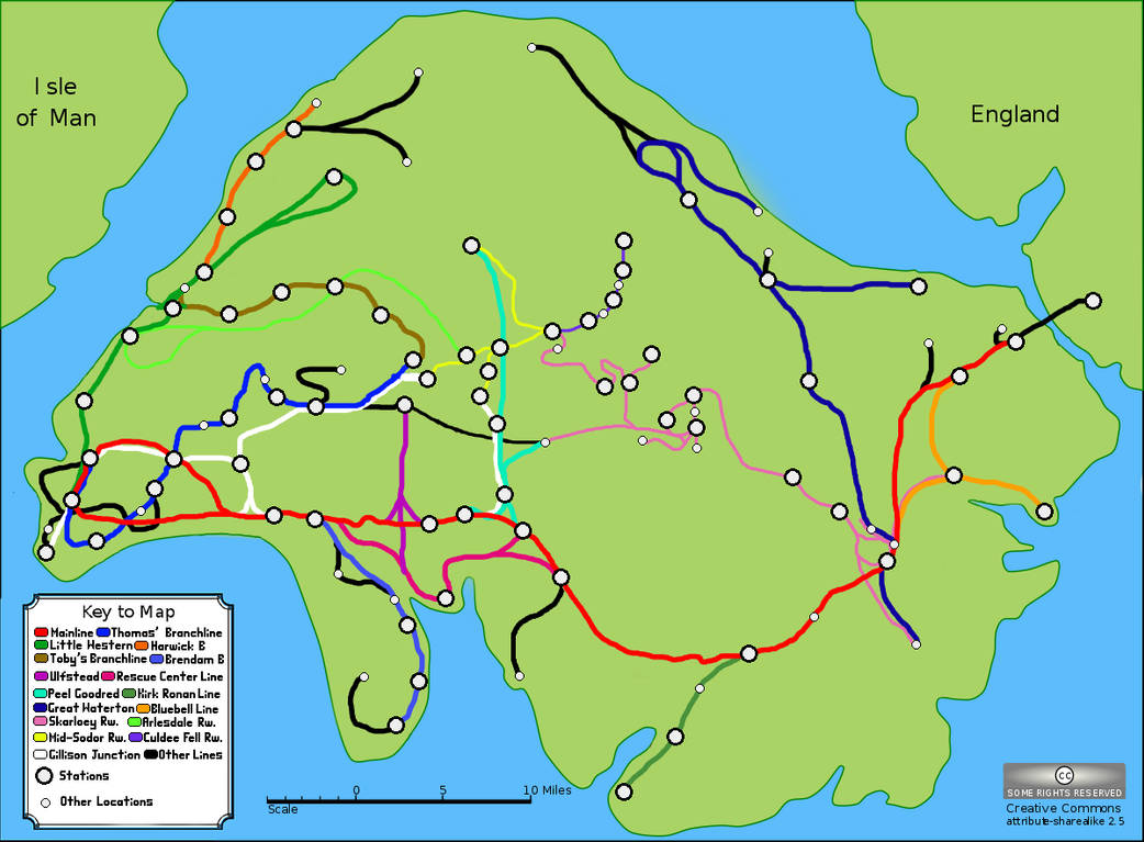 Sodor Track Map My Island of Sodor Map V5 by HotDanimus on DeviantArt
