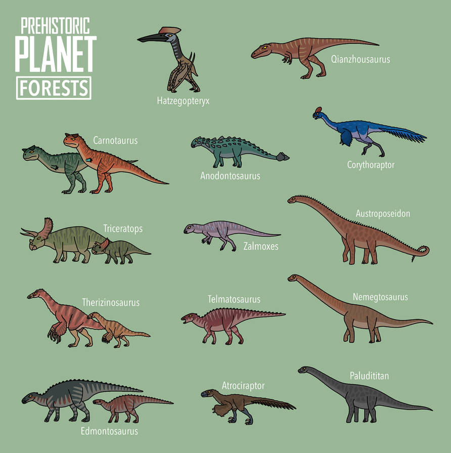 Every Dinosaurs In Prehistoric Planet Forests By Bestomator1111 On every-dinosaurs-in-prehistoric-planet-forests-by-bestomator1111-on