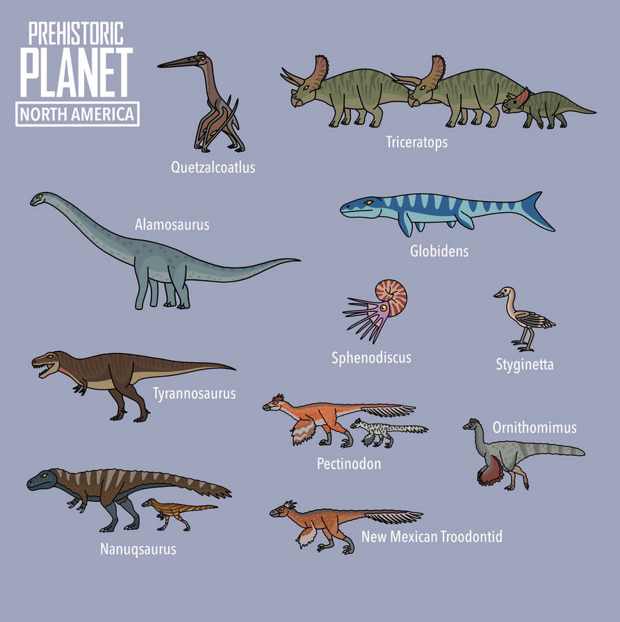 Every dinosaur in prehistoric planet north america by bestomator1111 on ...