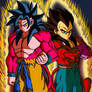 Dragon Ball - Goku and Vegeta - SSJ4