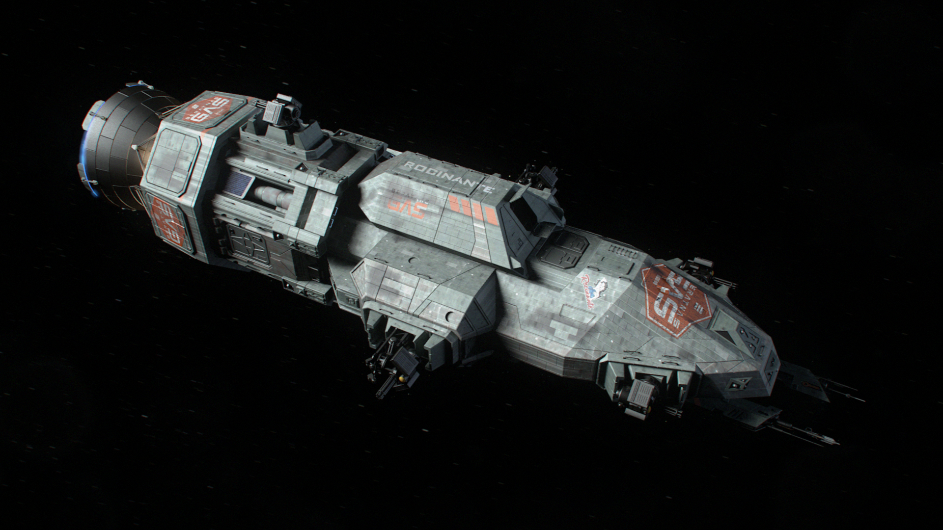 pic The Expanse Rocinante corvette class frigate rocinante by