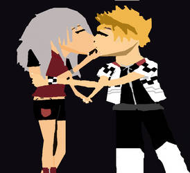 Our last Kiss. Roxas and Melody