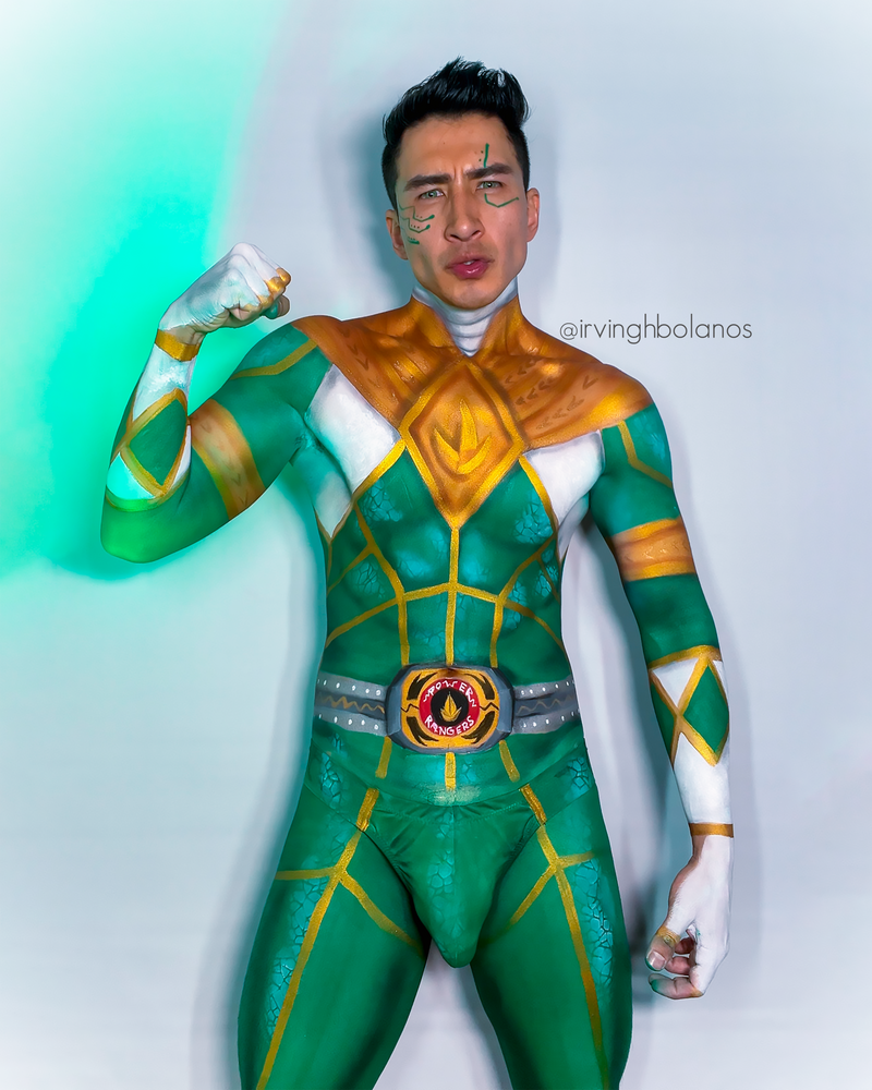 Green Ranger body paint cosplay Irvingh Bolanos by irvinghbolanos on ...