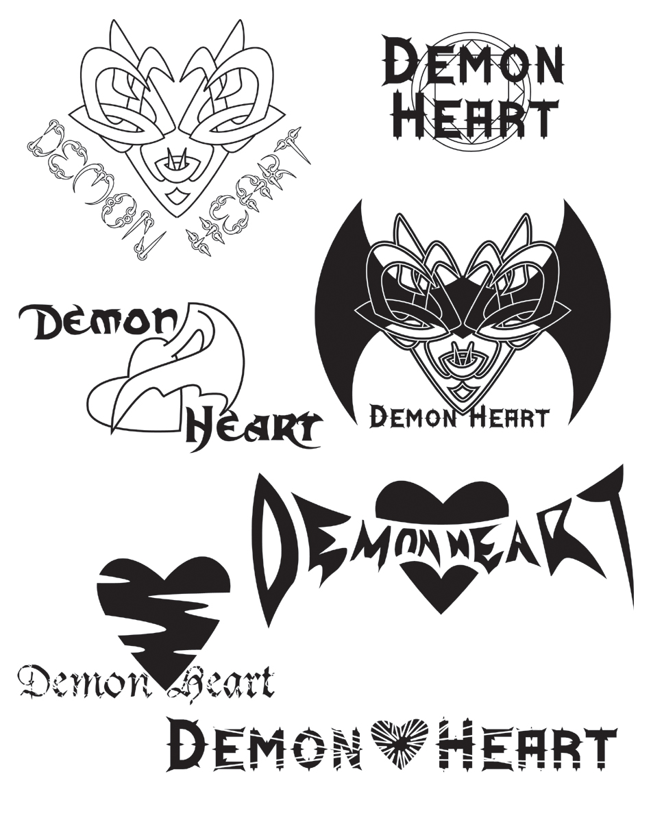 Demon Heart Logo Contest Entry