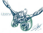 Free Sketch: Libitina by LluhnarDragon
