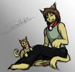 Neko-kun? by LluhnarDragon