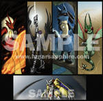 Bookmark Compilation by LluhnarDragon