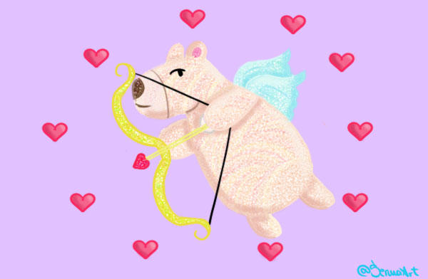 Capibara Cupido by SenuaArt on DeviantArt