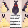 HUGE Typhlosion Plushie