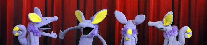 Lily - aardvark puppet - Hulgreen Productions