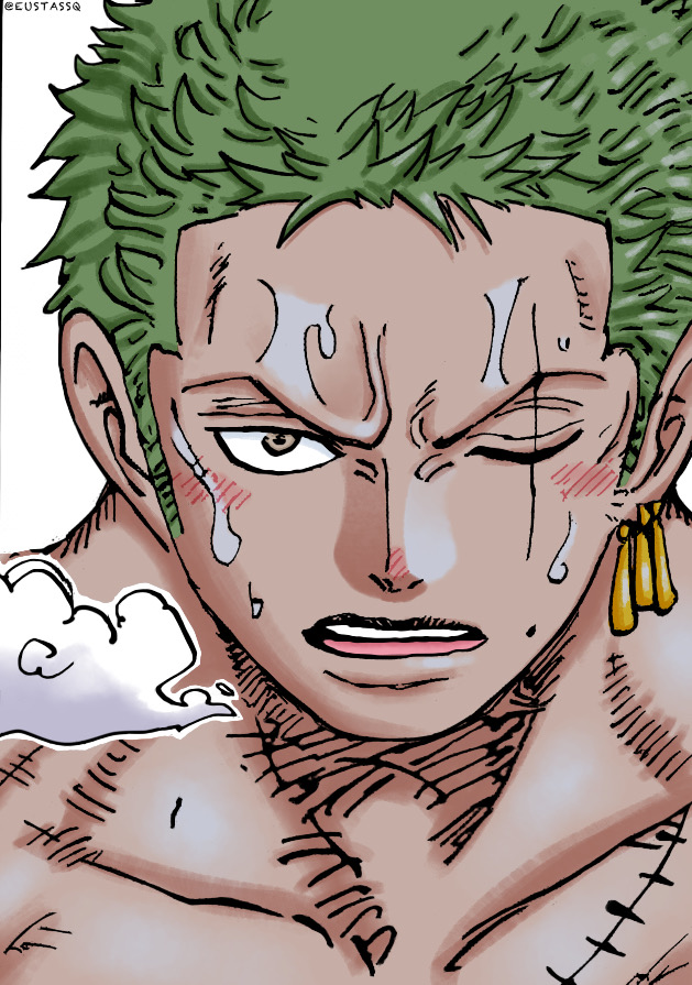 Roronoa Zoro face by Gkenzo on DeviantArt