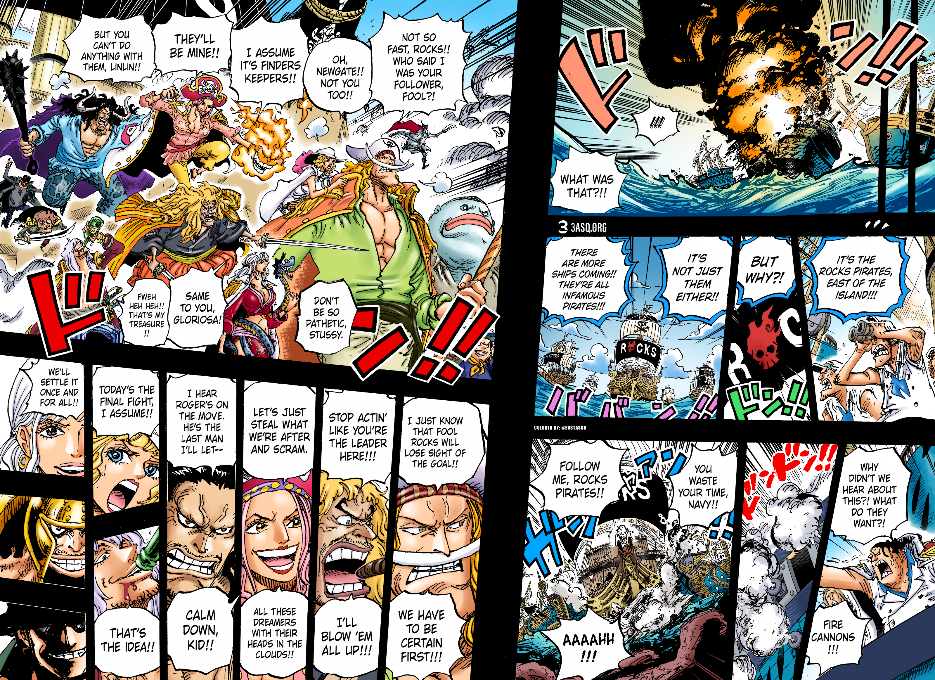 One Piece 1096 Spoilers: Here's all the Revealed Members of the Rocks  Pirates