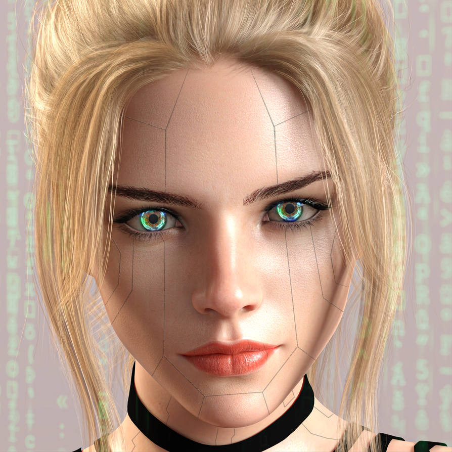 Cyber Bella Portrait By Thelustlord On Deviantart