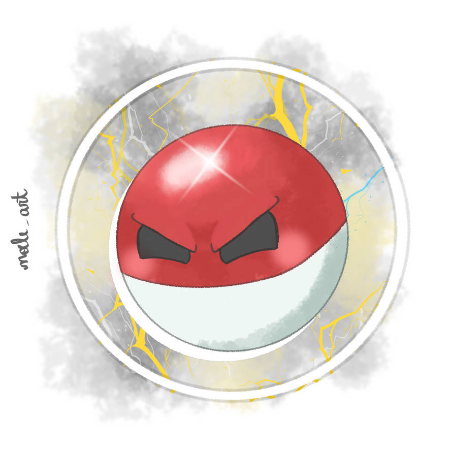 Pokémon Blast News - Artwork oficial do Voltorb depois da