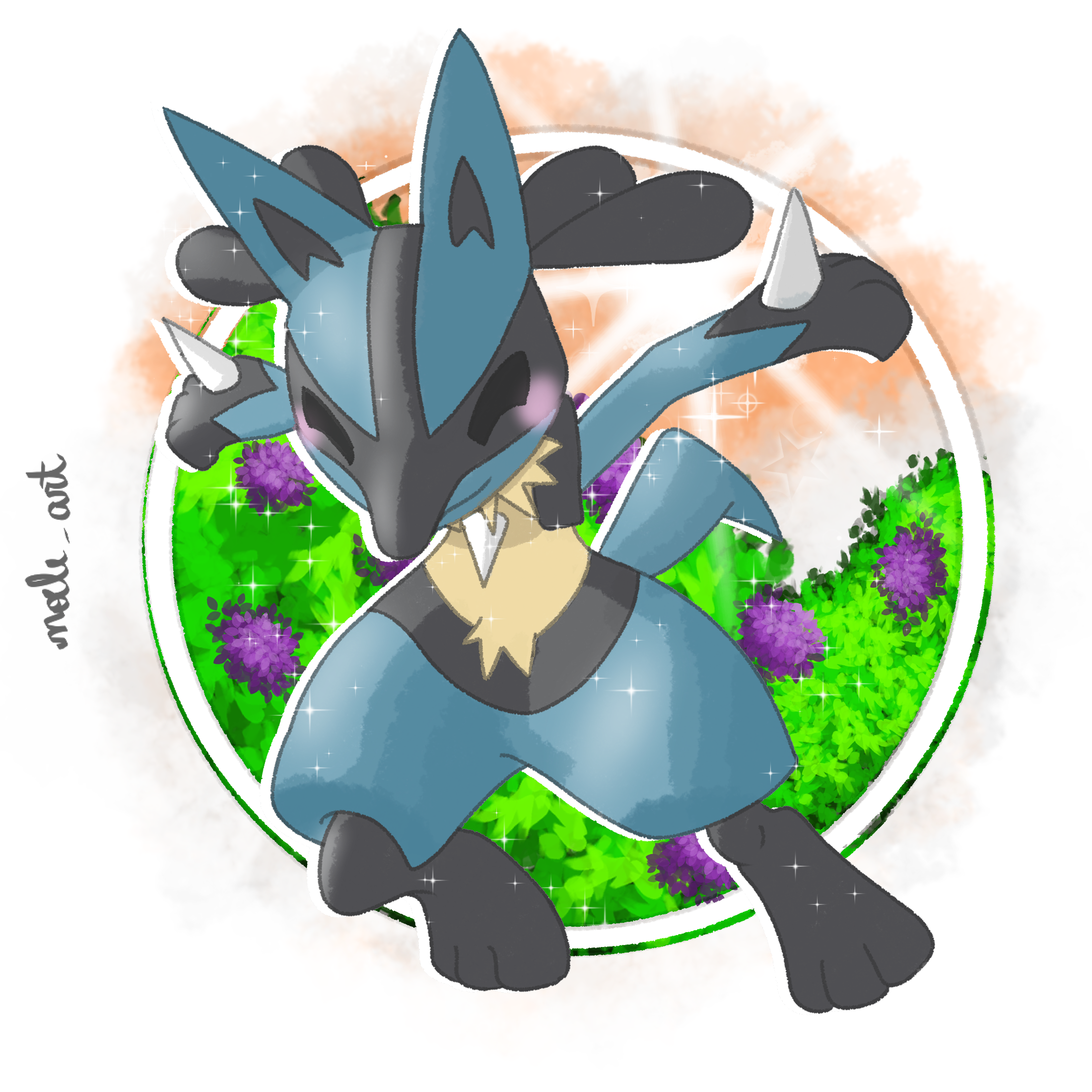 Shiny Lucario by All0412 on DeviantArt