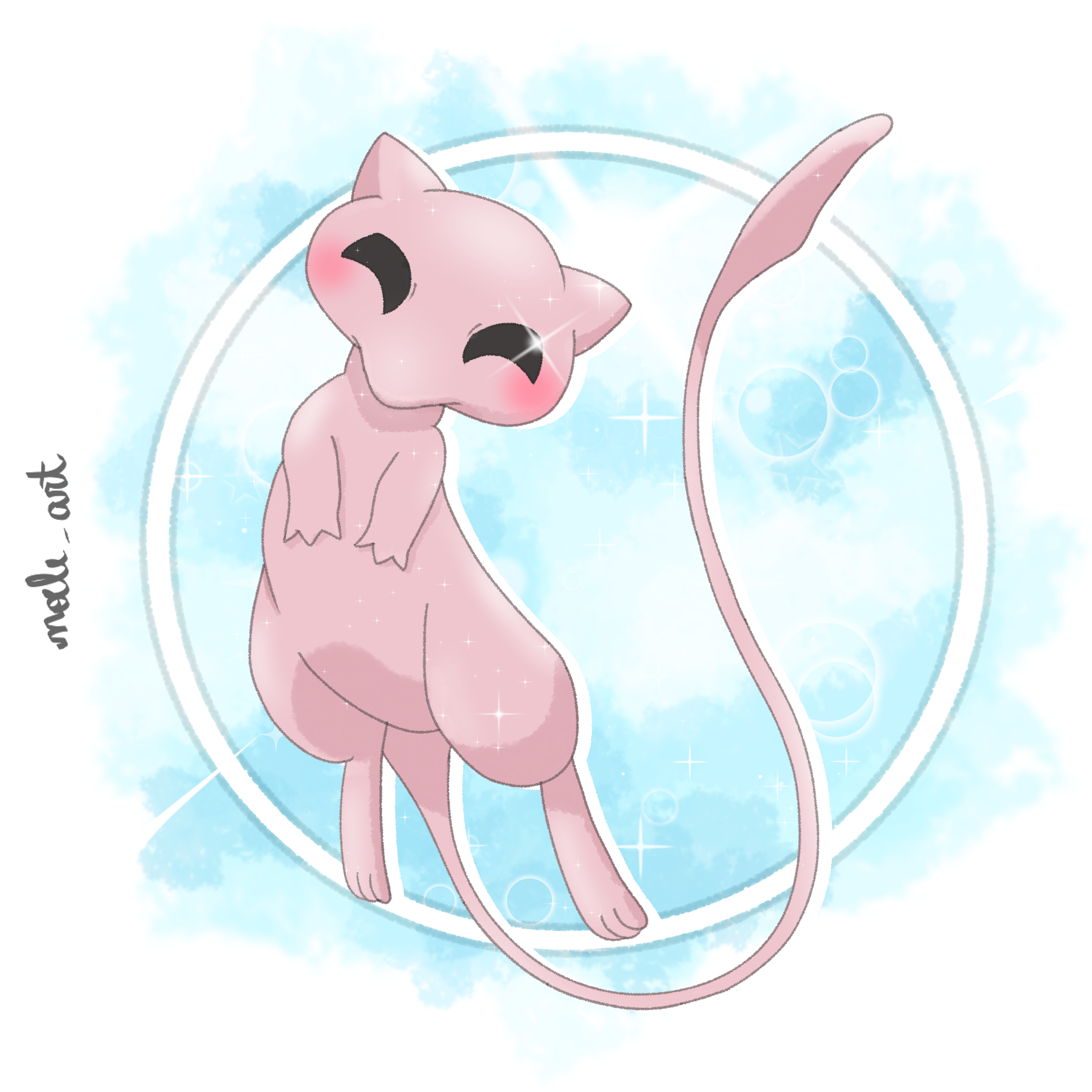 Mew Fan Art Pokemon by noeleart on DeviantArt