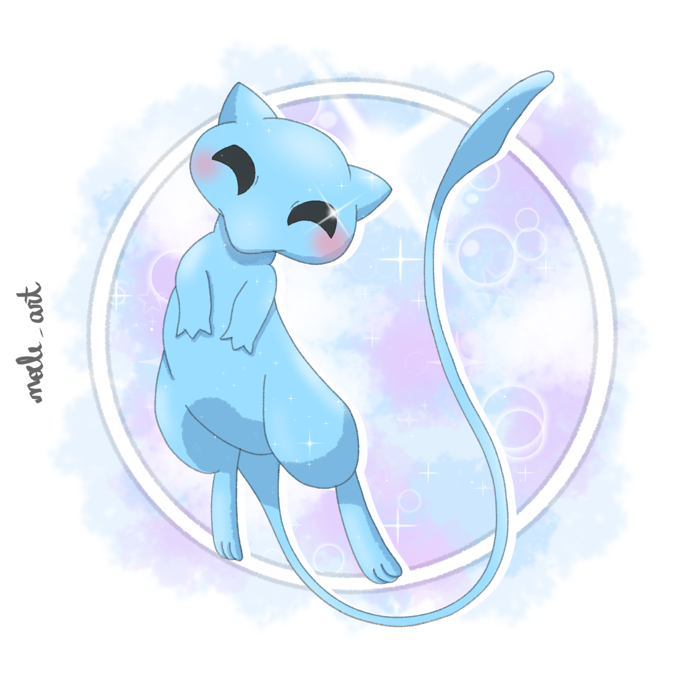 Shiny Mew Fan Art Pokemon By Noeleart On Deviantart