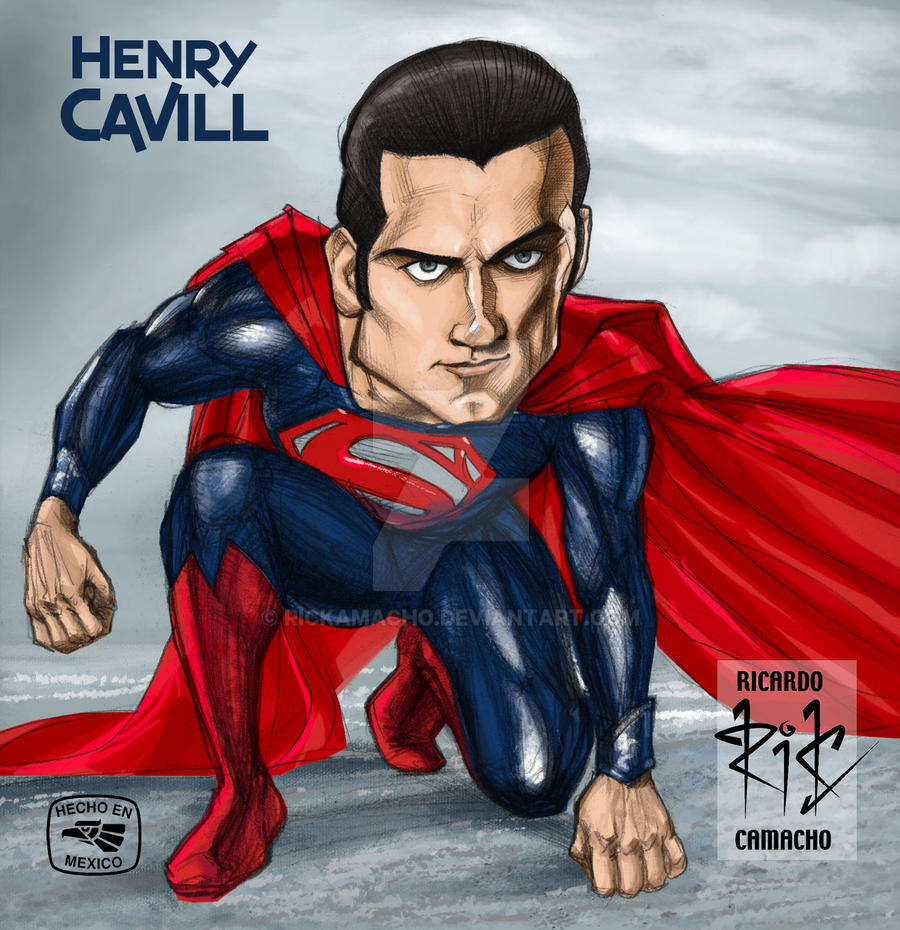 Henry Cavill as Superman by @rickamacho